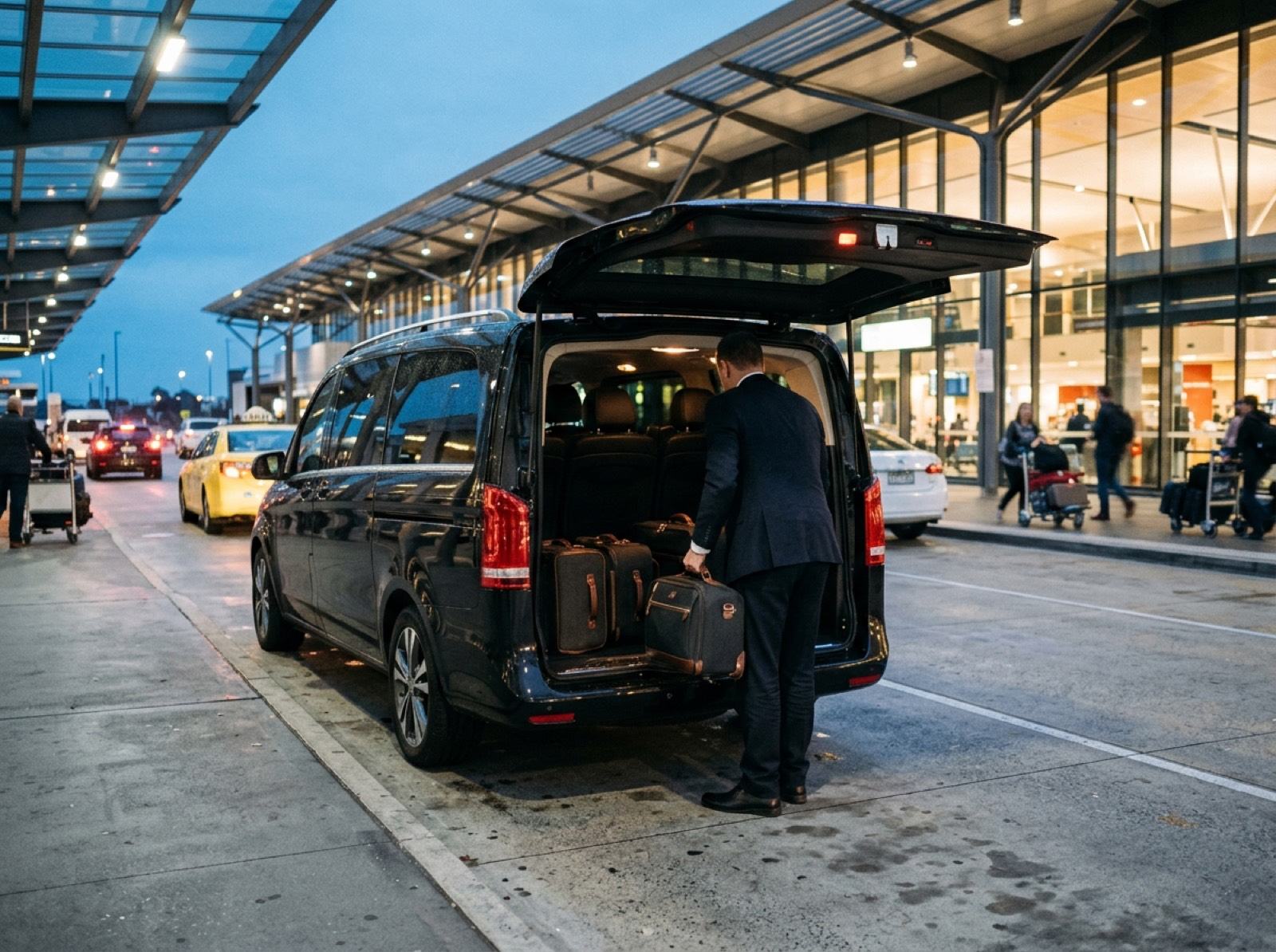 Airport & Hotel Group Transfers: Dawn pickup, Tullamarine departures